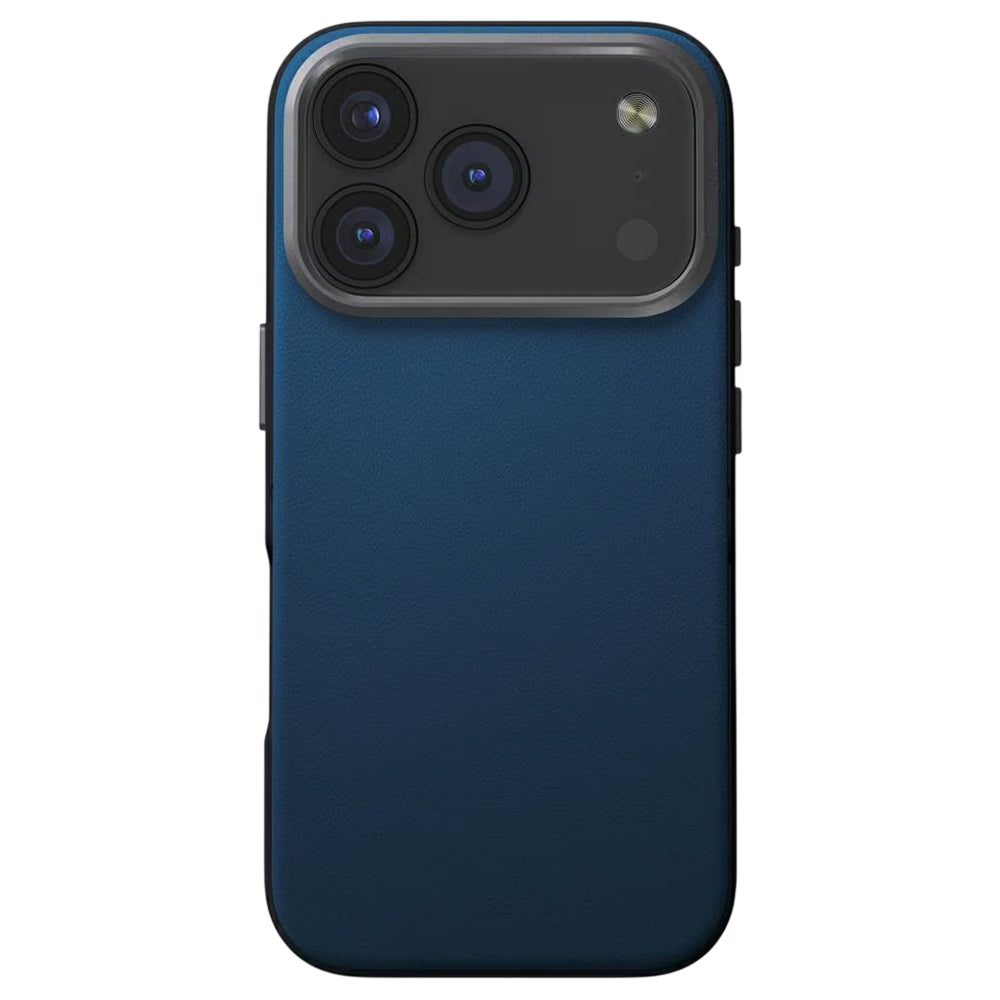 Pouzdro pro Apple iPhone 17 Pro, UNIQ, Lyden Leatherette, Černá modrá
