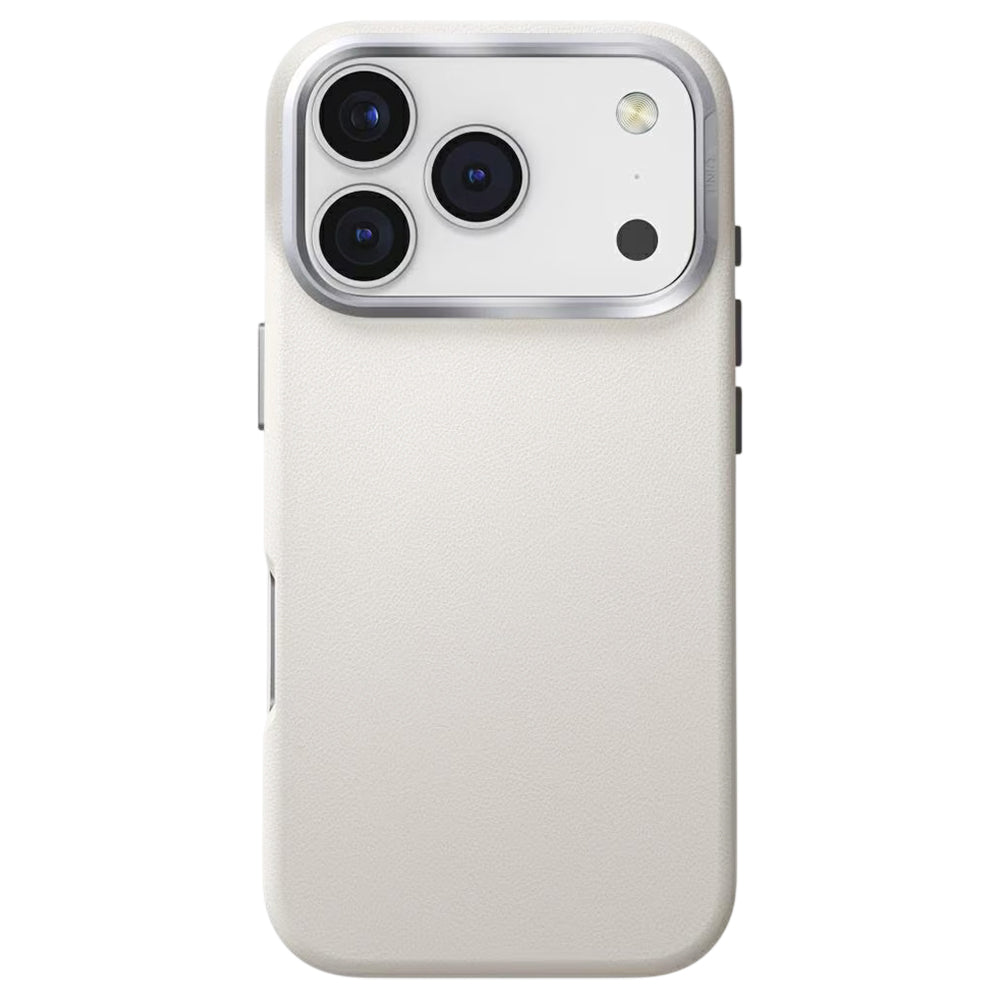 Pouzdro pro Apple iPhone 17 Pro, UNIQ, Lyden Leatherette, šedé