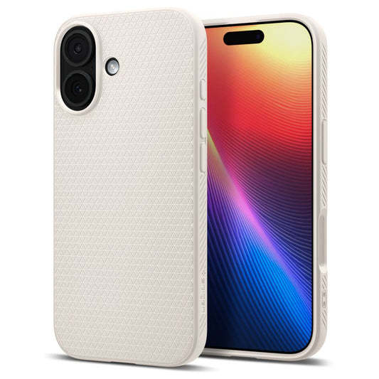 Pouzdro pro Apple iPhone 17, Spigen, Liquid Air, Bežová