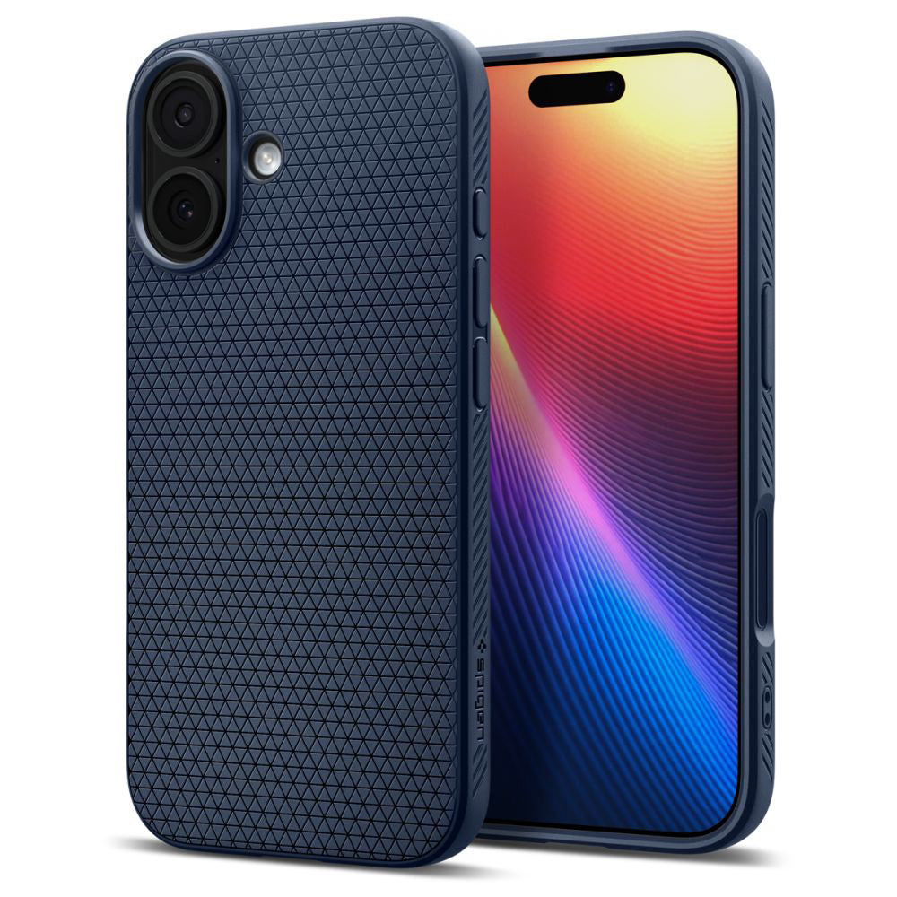 Pouzdro pro Apple iPhone 17, Spigen, Liquid Air, Námořnická modř