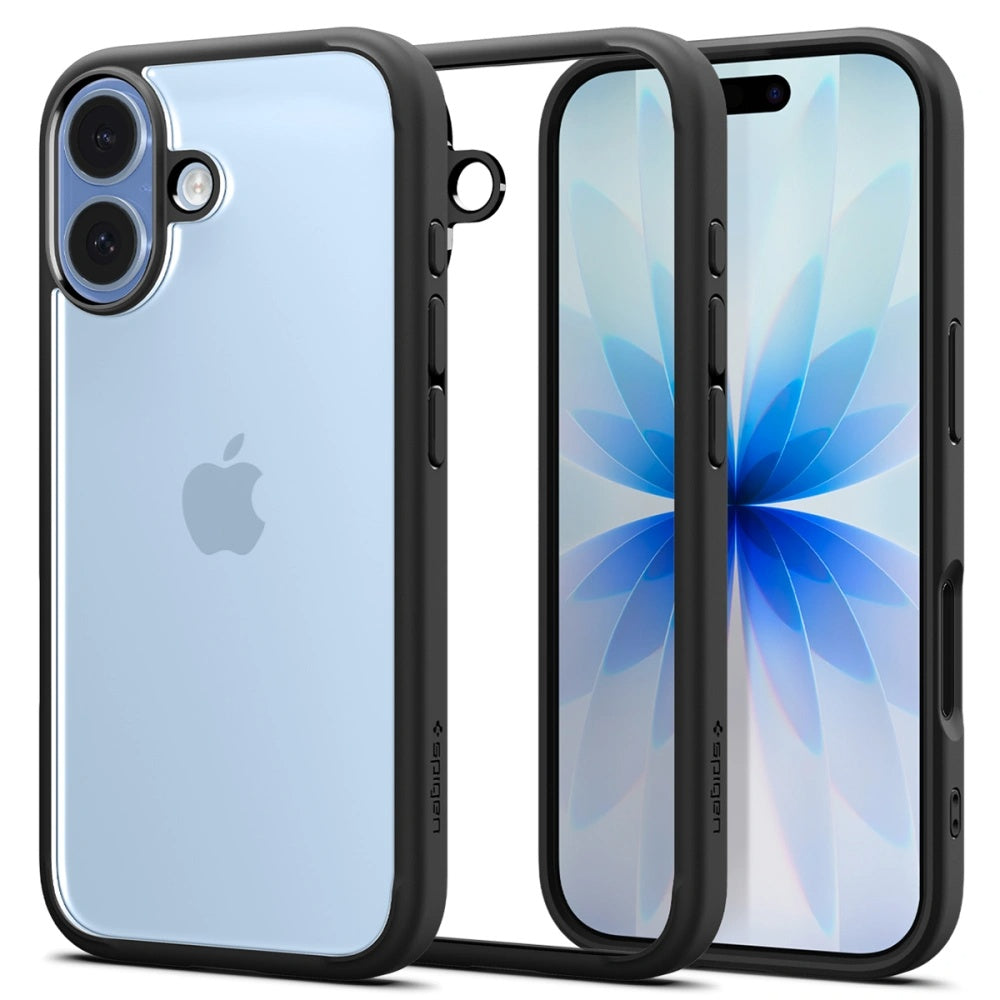 Pouzdro pro Apple iPhone 17, Spigen, Ultra Hybrid, Matně černé
