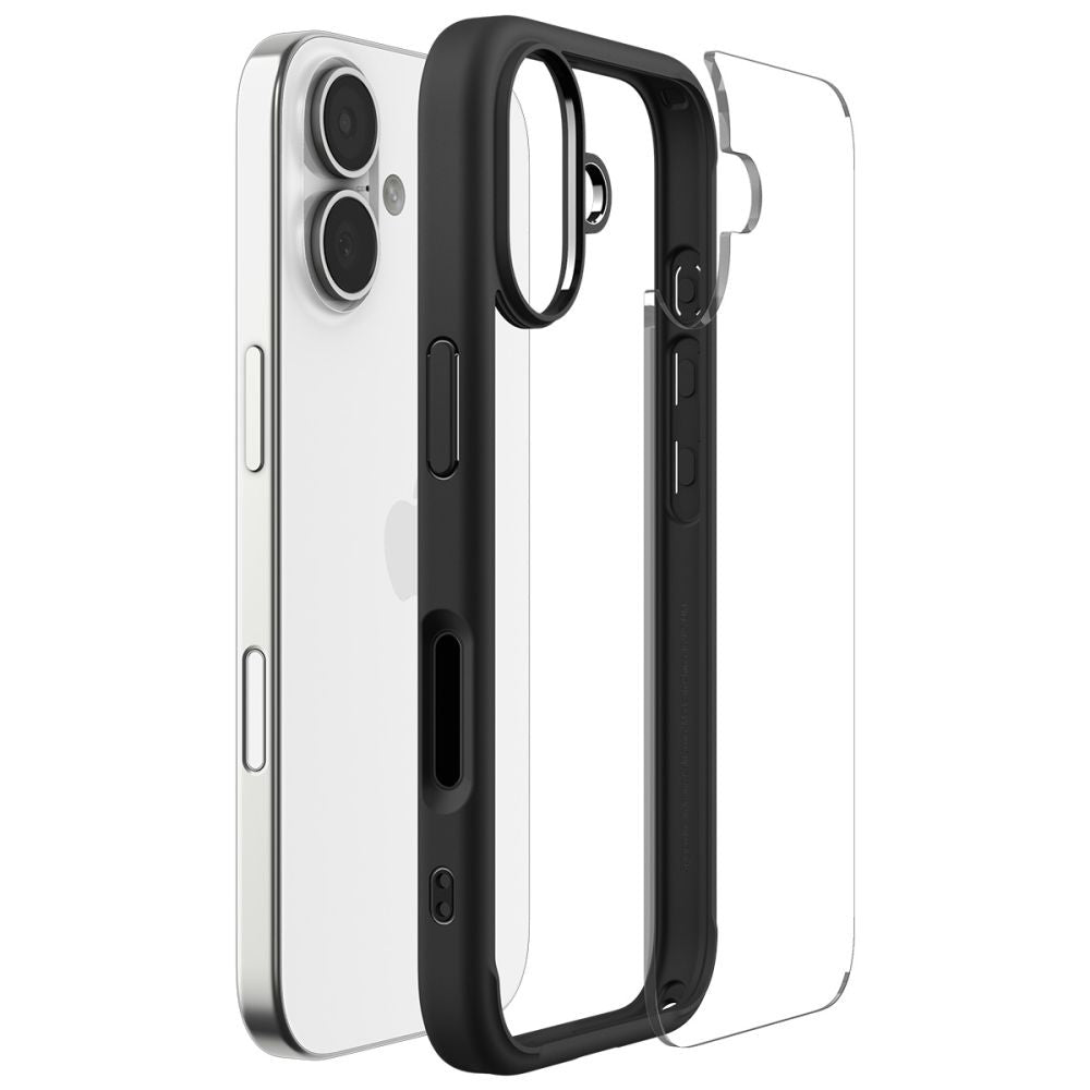 Pouzdro pro Apple iPhone 17, Spigen, Ultra Hybrid, Matně černé