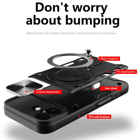 Pouzdro pro Apple iPhone 17, Techsuit, CamGuard Pro, Červené