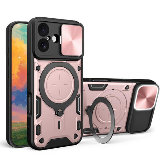 Pouzdro pro Apple iPhone 17, Techsuit, CamGuard Pro, Růžové Zlato