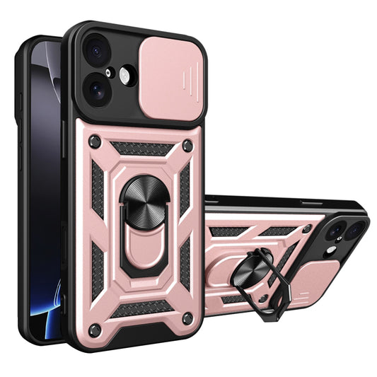 Pouzdro pro Apple iPhone 17, Techsuit, CamShield, Růžové