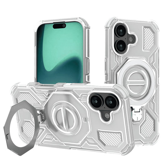 Pouzdro pro Apple iPhone 17, Techsuit, Carbon Shield Pro, Bílá