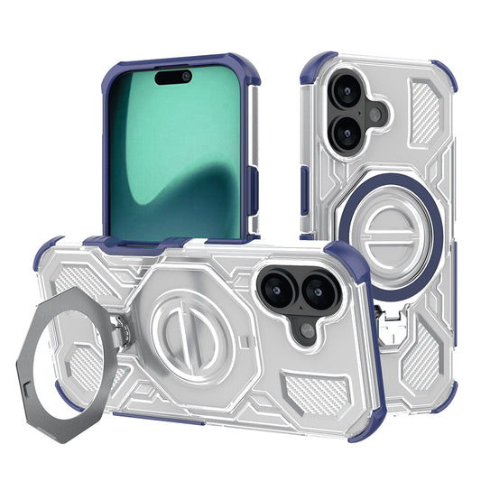 Pouzdro pro Apple iPhone 17, Techsuit, Carbon Shield Pro, Modrá