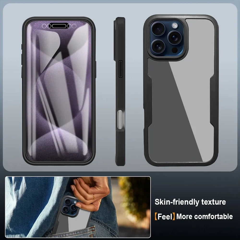 Pouzdro pro Apple iPhone 17, Techsuit, ColorVerse 360, Černá