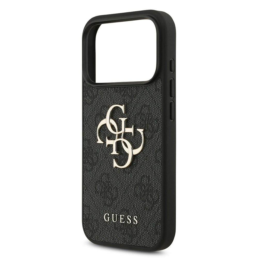 Pouzdro pro Apple iPhone 18 Pro / 17 Pro, Guess, 4G Big Logo, Černé