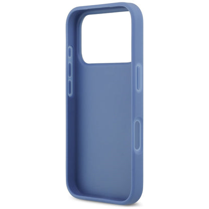 Case for Apple iPhone 18 Pro / 17 Pro, Guess, 4G Double Card Triangle, Blue