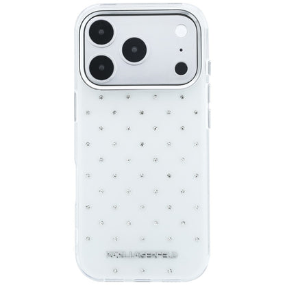 Pouzdro pro Apple iPhone 18 Pro / 17 Pro, Karl Lagerfeld, IML kamínky a elektrolytické logo, bílé