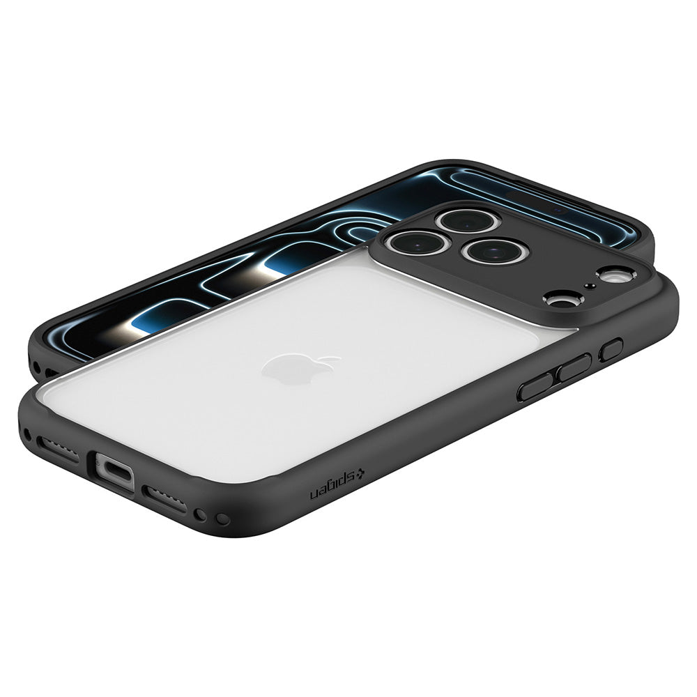 Pouzdro pro Apple iPhone 18 Pro / 17 Pro, Spigen, Ultra Hybrid, Matná černá ACS12154