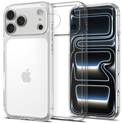 Pouzdro pro Apple iPhone 18 Pro / 17 Pro, Spigen, Ultra Hybrid, Transparentní ACS12153