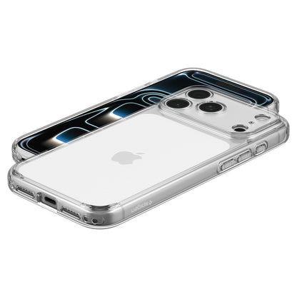 Pouzdro pro Apple iPhone 18 Pro / 17 Pro, Spigen, Ultra Hybrid, Transparentní ACS12153