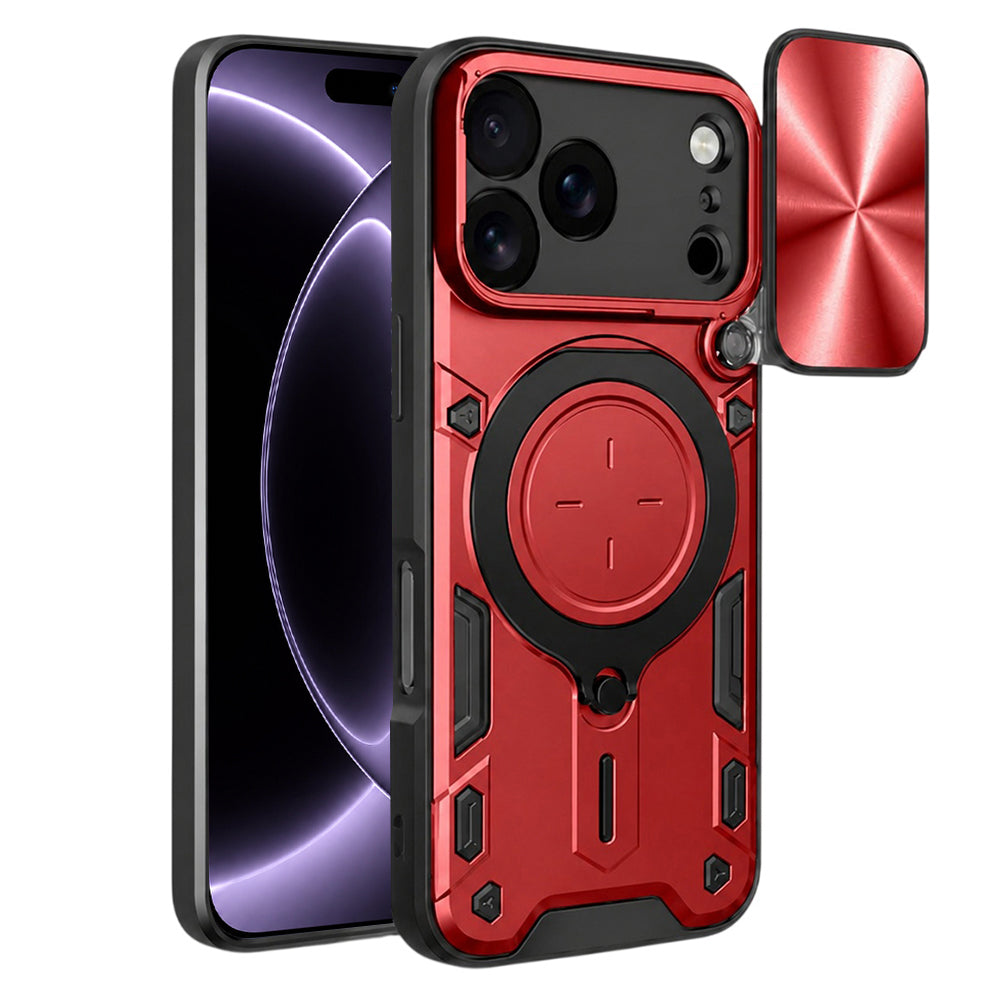 Pouzdro pro Apple iPhone 18 Pro / 17 Pro, Techsuit, CamGuard Pro, červené