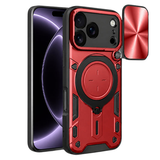 Pouzdro pro Apple iPhone 18 Pro / 17 Pro, Techsuit, CamGuard Pro, červené
