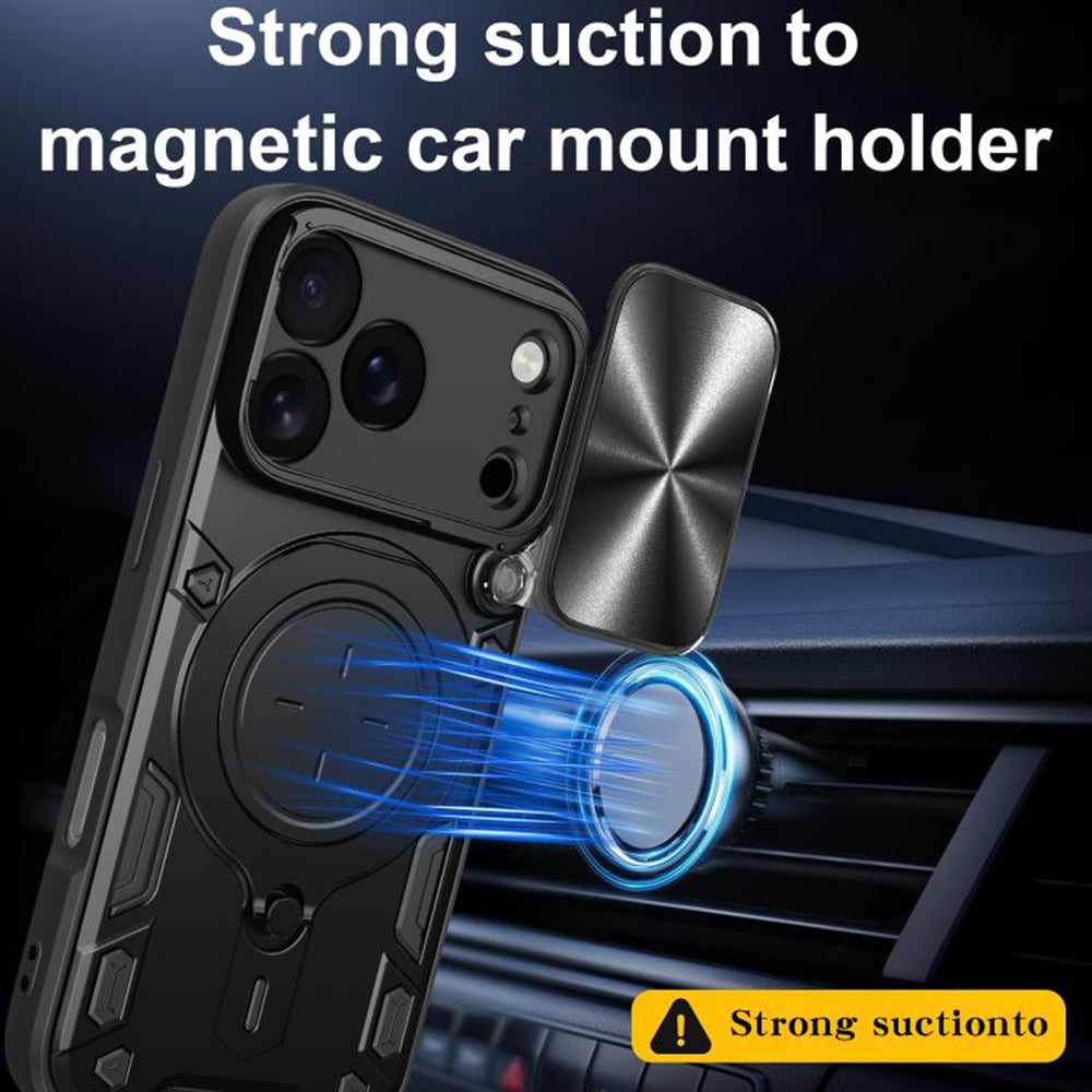 Pouzdro pro Apple iPhone 18 Pro / 17 Pro, Techsuit, CamGuard Pro, Růžově zlaté