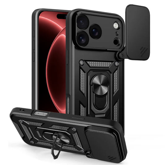 Pouzdro pro Apple iPhone 18 Pro / 17 Pro, Techsuit, CamShield, Černé