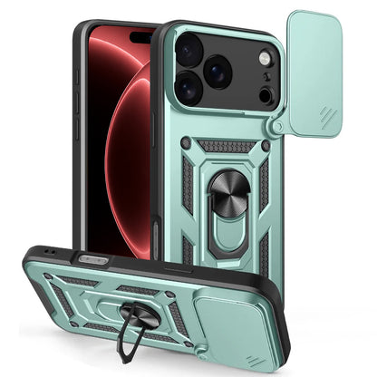 Pouzdro pro Apple iPhone 18 Pro / 17 Pro, Techsuit, CamShield, Zelené
