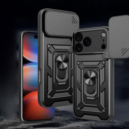 Pouzdro pro Apple iPhone 18 Pro / 17 Pro, Techsuit, CamShield, Zelené