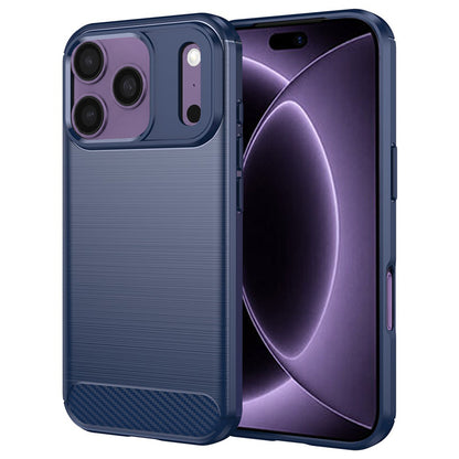 Pouzdro pro Apple iPhone 18 Pro / 17 Pro, Techsuit, Carbon, Modré
