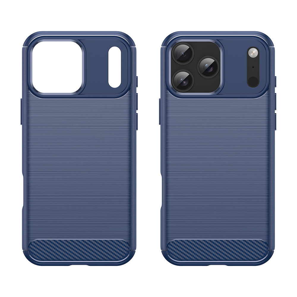Pouzdro pro Apple iPhone 18 Pro / 17 Pro, Techsuit, Carbon, Modré