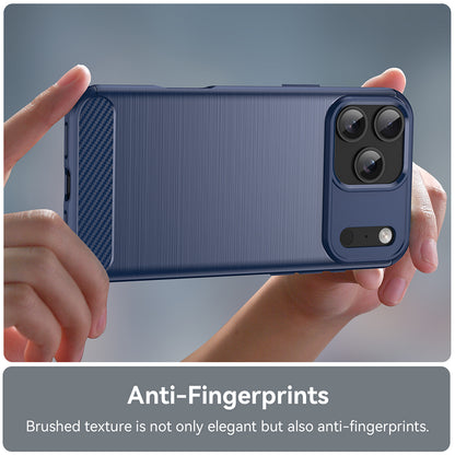 Pouzdro pro Apple iPhone 18 Pro / 17 Pro, Techsuit, Carbon, Modré