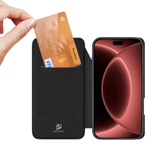 Pouzdro pro Apple iPhone 18 Pro Max / 17 Pro Max, DUX DUCIS, Skin Pro, Černá
