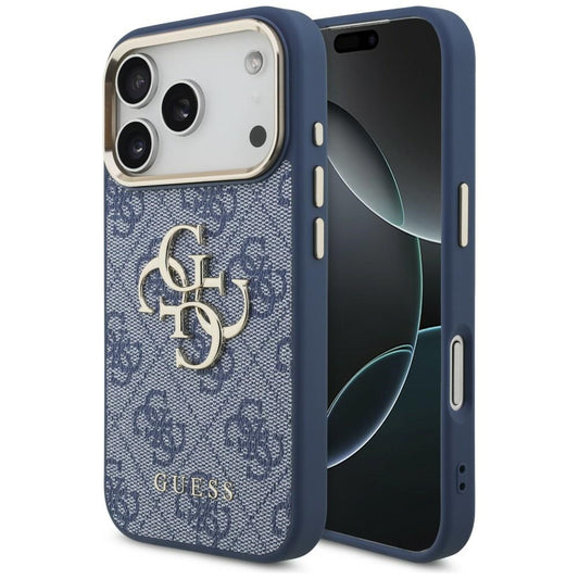 Pouzdro pro Apple iPhone 18 Pro Max / 17 Pro Max, Guess, 4G Big Classic Logo, Modré
