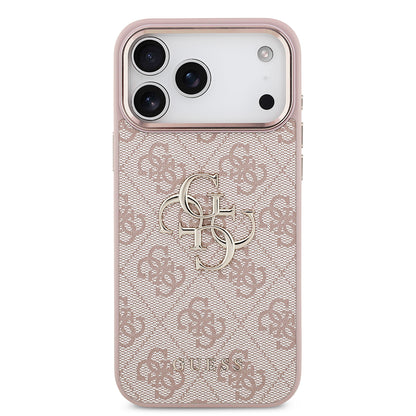 Pouzdro pro Apple iPhone 18 Pro Max / 17 Pro Max, Guess, 4G Big Classic Logo, Růžové