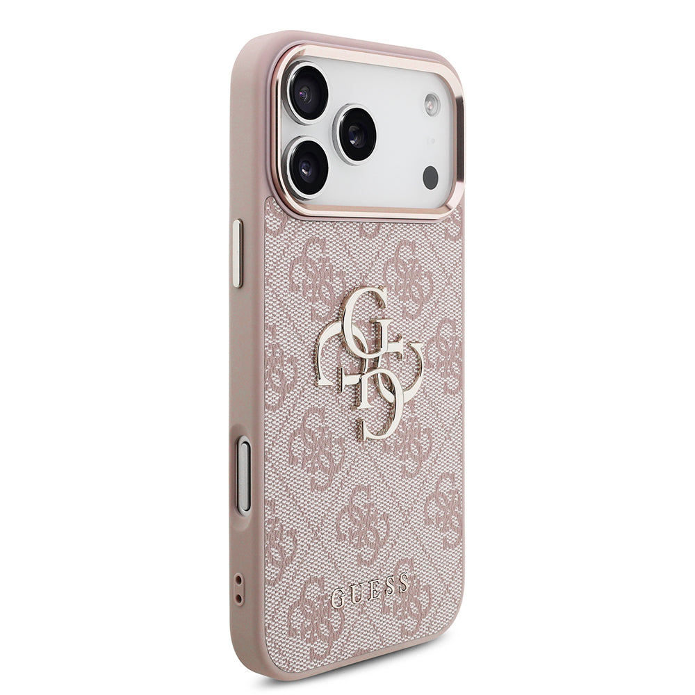 Pouzdro pro Apple iPhone 18 Pro Max / 17 Pro Max, Guess, 4G Big Classic Logo, Růžové