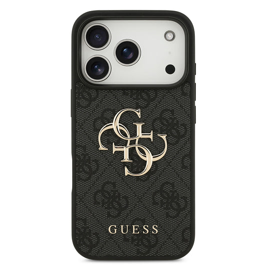 Pouzdro pro Apple iPhone 18 Pro Max / 17 Pro Max, Guess, 4G Big Logo, Černé
