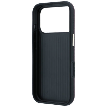 Pouzdro pro Apple iPhone 18 Pro Max / 17 Pro Max, Guess, Zrnitý velký pryskyřičný logo, Tmavě červená