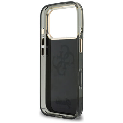 Case for Apple iPhone 18 Pro Max / 17 Pro Max, Guess, IML 4G Metal Script, Black