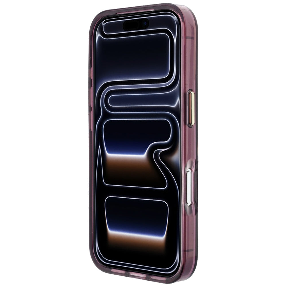 Pouzdro pro Apple iPhone 18 Pro Max / 17 Pro Max, Karl Lagerfeld, IML Big Signature Resin Logo Metal Frame, Vínová