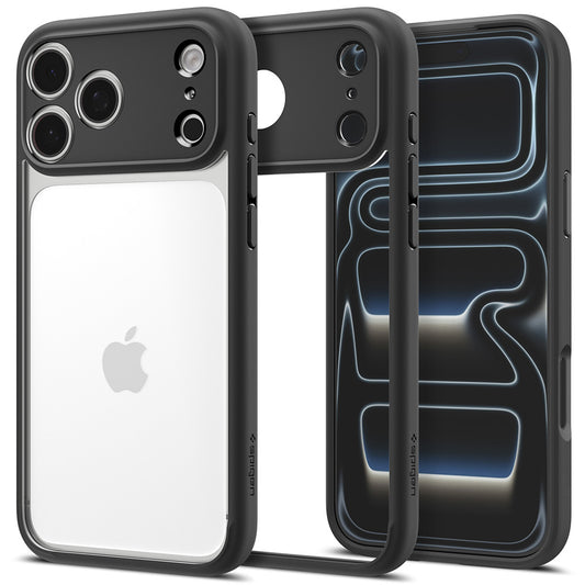 Pouzdro pro Apple iPhone 18 Pro Max / 17 Pro Max, Spigen, Ultra Hybrid, Matná černá ACS12117