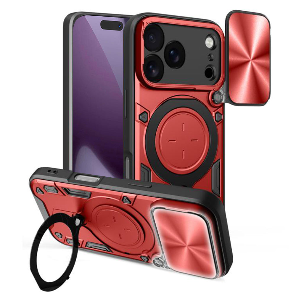 Pouzdro pro Apple iPhone 18 Pro Max / 17 Pro Max, Techsuit, CamGuard Pro, Červené