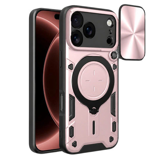 Pouzdro pro Apple iPhone 18 Pro Max / 17 Pro Max, Techsuit, CamGuard Pro, Růžově zlaté