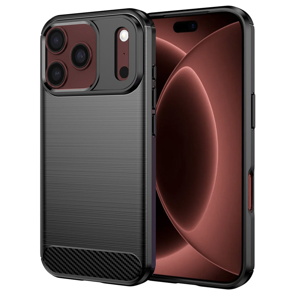 Pouzdro pro Apple iPhone 18 Pro Max / 17 Pro Max, Techsuit, Carbon, Černé