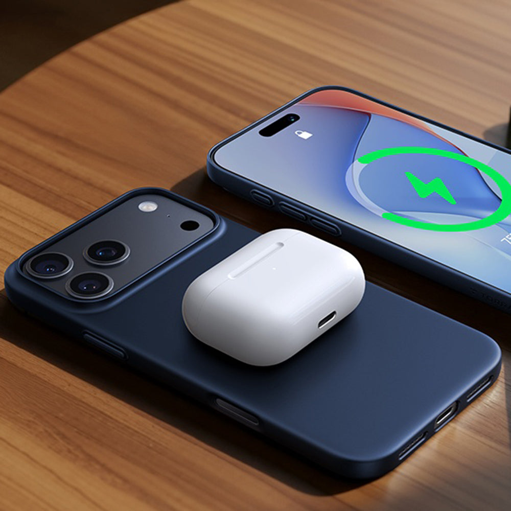 MagSafe pouzdro pro Apple iPhone 18 Pro Max / 17 Pro Max, Torras, OriginFit, Tmavě modrá