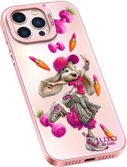 Pouzdro pro Apple iPhone 14 Pro, LUXO So CooL, ArcadiA Rabbit, Vícebarevné