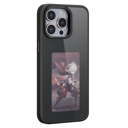 Pouzdro pro Apple iPhone 13 Pro Max, OEM, Přizpůsobený E-Ink displej, Černá