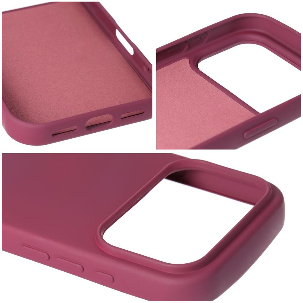 Pouzdro pro Apple iPhone 18 Pro Max / 17 Pro Max, OEM, silikonové, vínové