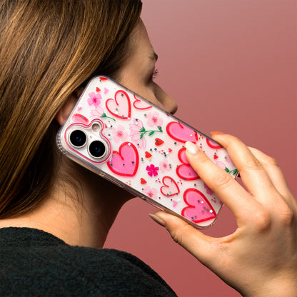 Pouzdro pro Apple iPhone 15 Pro, OEM, Ultra Trendy Love 1, vícebarevné