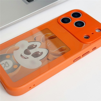 Pouzdro pro Apple iPhone 17 Pro, OEM, Přizpůsobený E-Ink displej, Oranžové