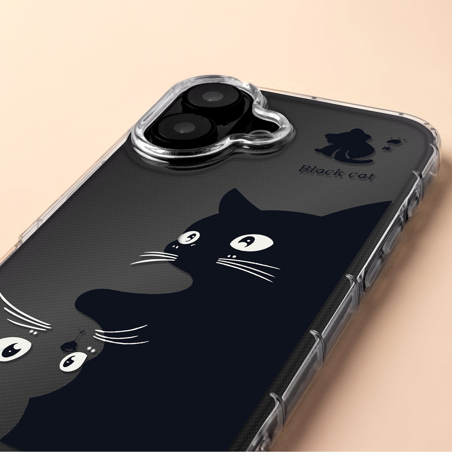Pouzdro pro Apple iPhone 17, OEM, Ultra Trendy Cat, Černá