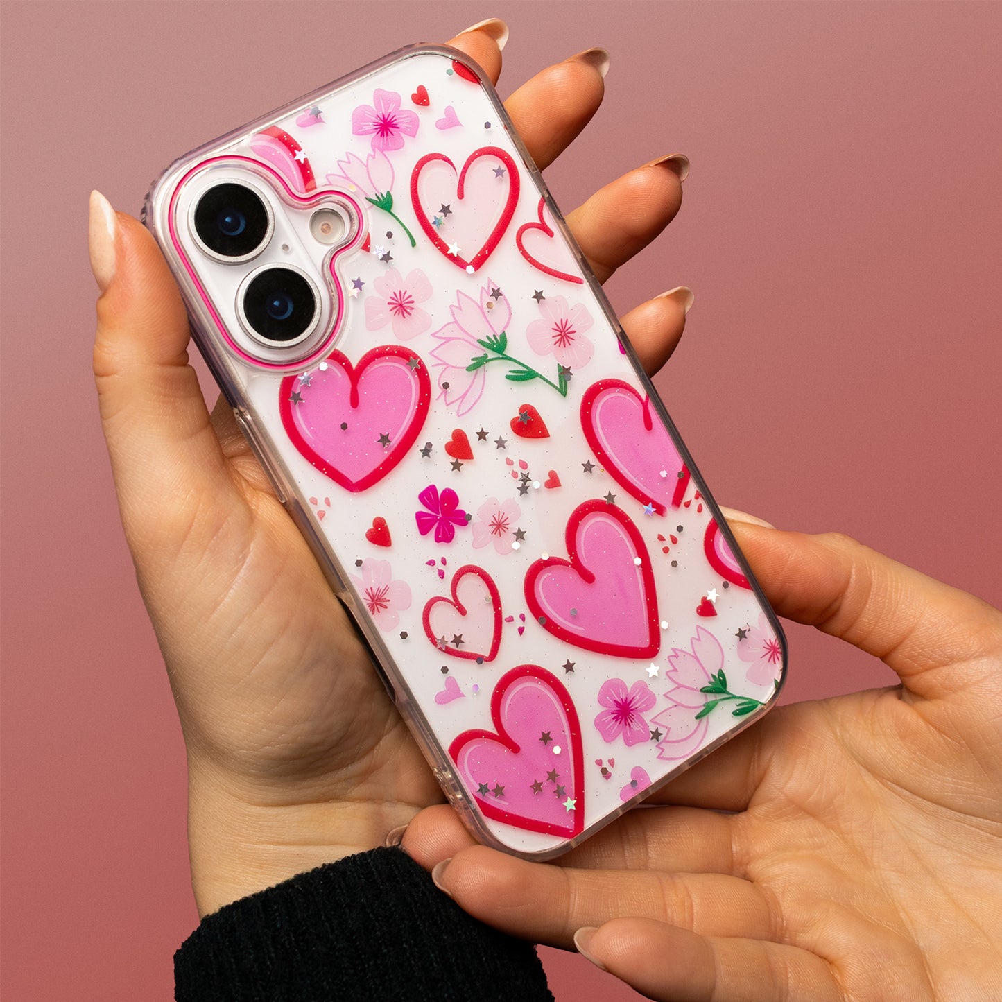 Pouzdro pro Apple iPhone 14 Pro, OEM, Ultra Trendy Love 1, vícebarevné