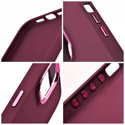 Pouzdro pro Apple iPhone 18 Pro / iPhone 17 Pro, OEM, Frame, vínové