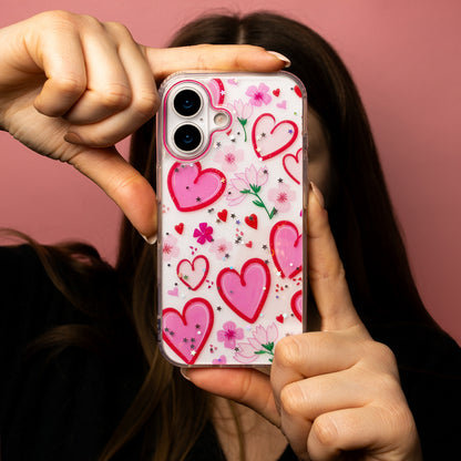Pouzdro pro Apple iPhone 15 Pro, OEM, Ultra Trendy Love 1, vícebarevné