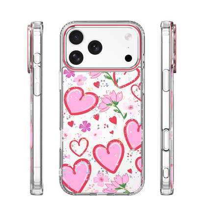 Pouzdro pro Apple iPhone 14 Pro, OEM, Ultra Trendy Love 1, vícebarevné